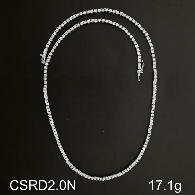 Colar CSRD2.0N em prata 925 com esmeralda