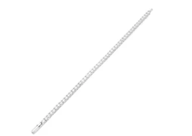 Pulseira HB-0796+CSRD3.0SQ em prata 925 com esmeralda